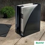 LEITZ Stehsammler recycelter Kunststoff schwarz , DIN A4