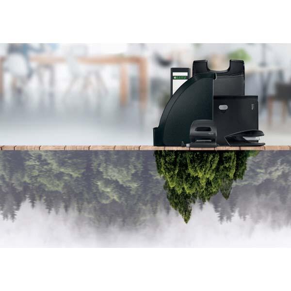 LEITZ Stehsammler recycelter Kunststoff schwarz , DIN A4