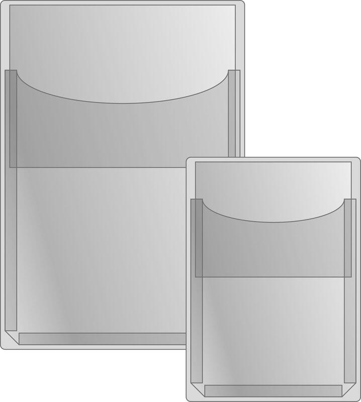 EICHNER Dokumentenhüllen selbstklebend A4 transparent
