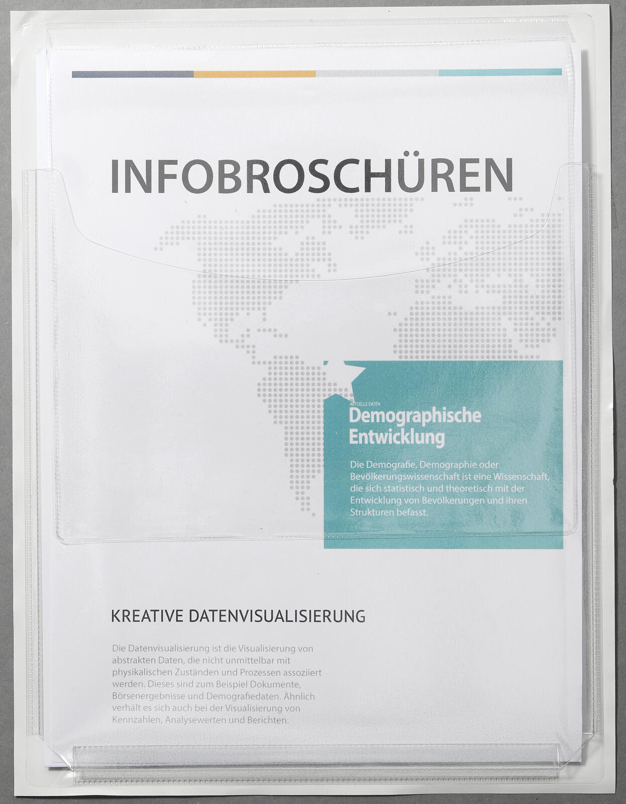 EICHNER Dokumentenhüllen selbstklebend A4 transparent