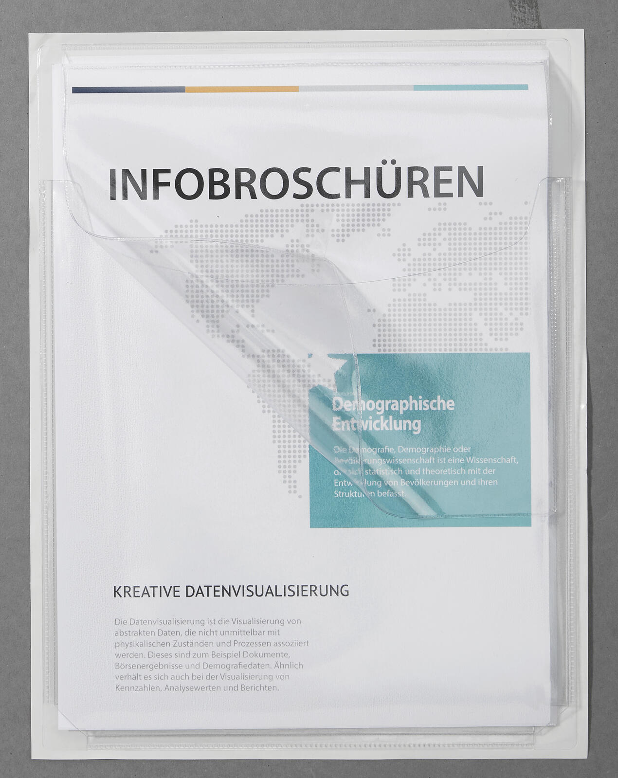 EICHNER Dokumentenhüllen selbstklebend A4 transparent