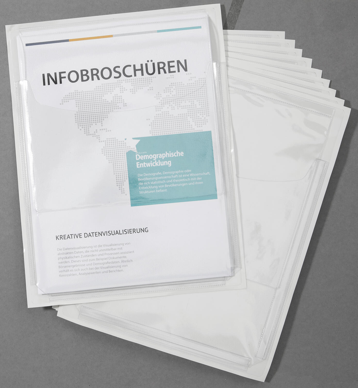 EICHNER Dokumentenhüllen selbstklebend A4 transparent