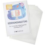 EICHNER Dokumentenhüllen selbstklebend A4 transparent