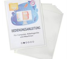 EICHNER Dokumentenhüllen selbstklebend A4 transparent