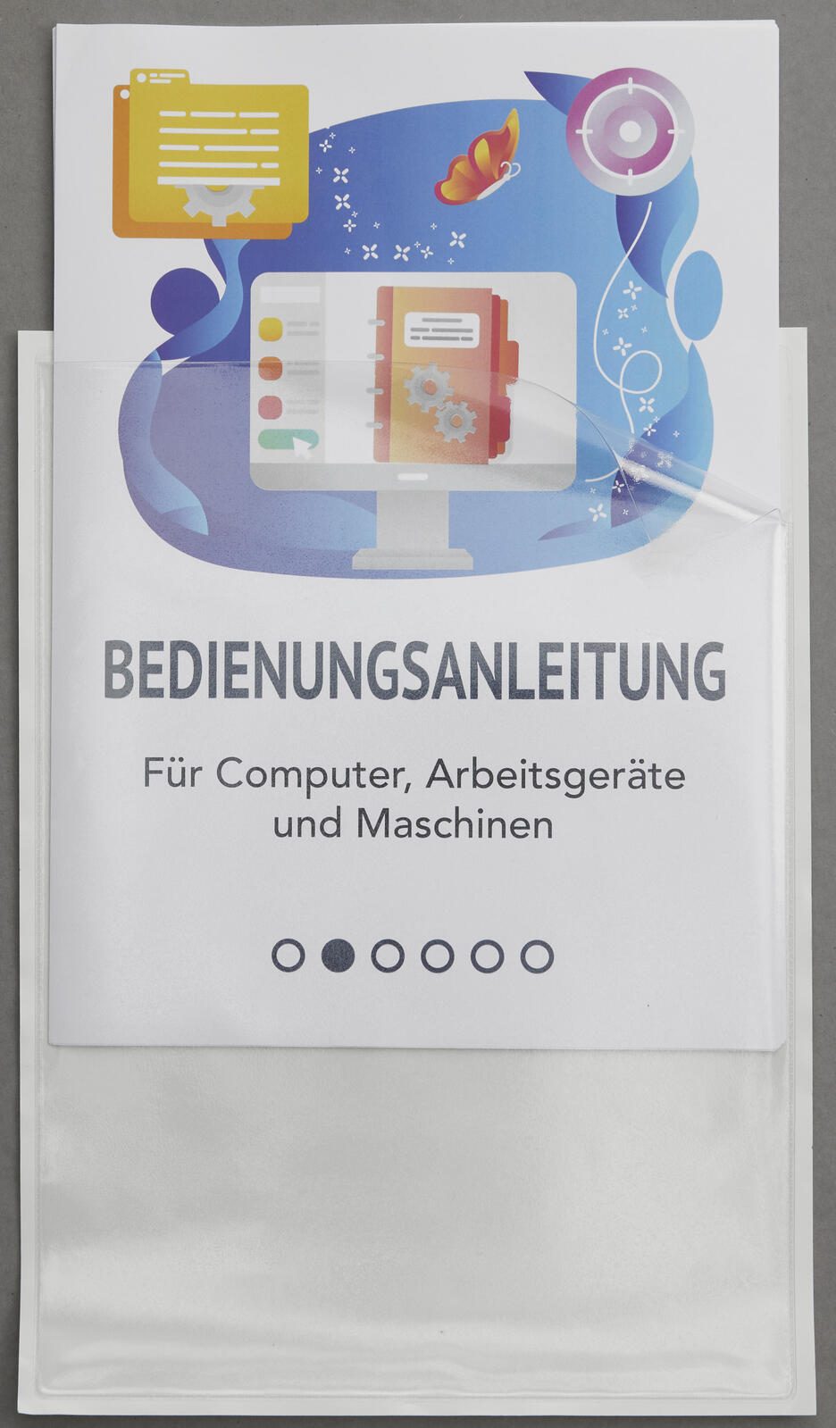 EICHNER Dokumentenhüllen selbstklebend A4 transparent