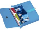 herlitz Heftbox 4 cm DIN A4 transparent blau