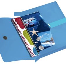 Transparent, Blau