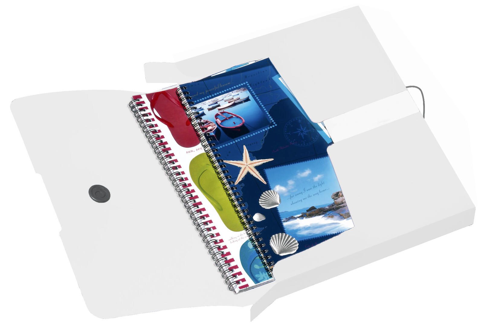 herlitz Heftbox 4 cm DIN A4 transparent