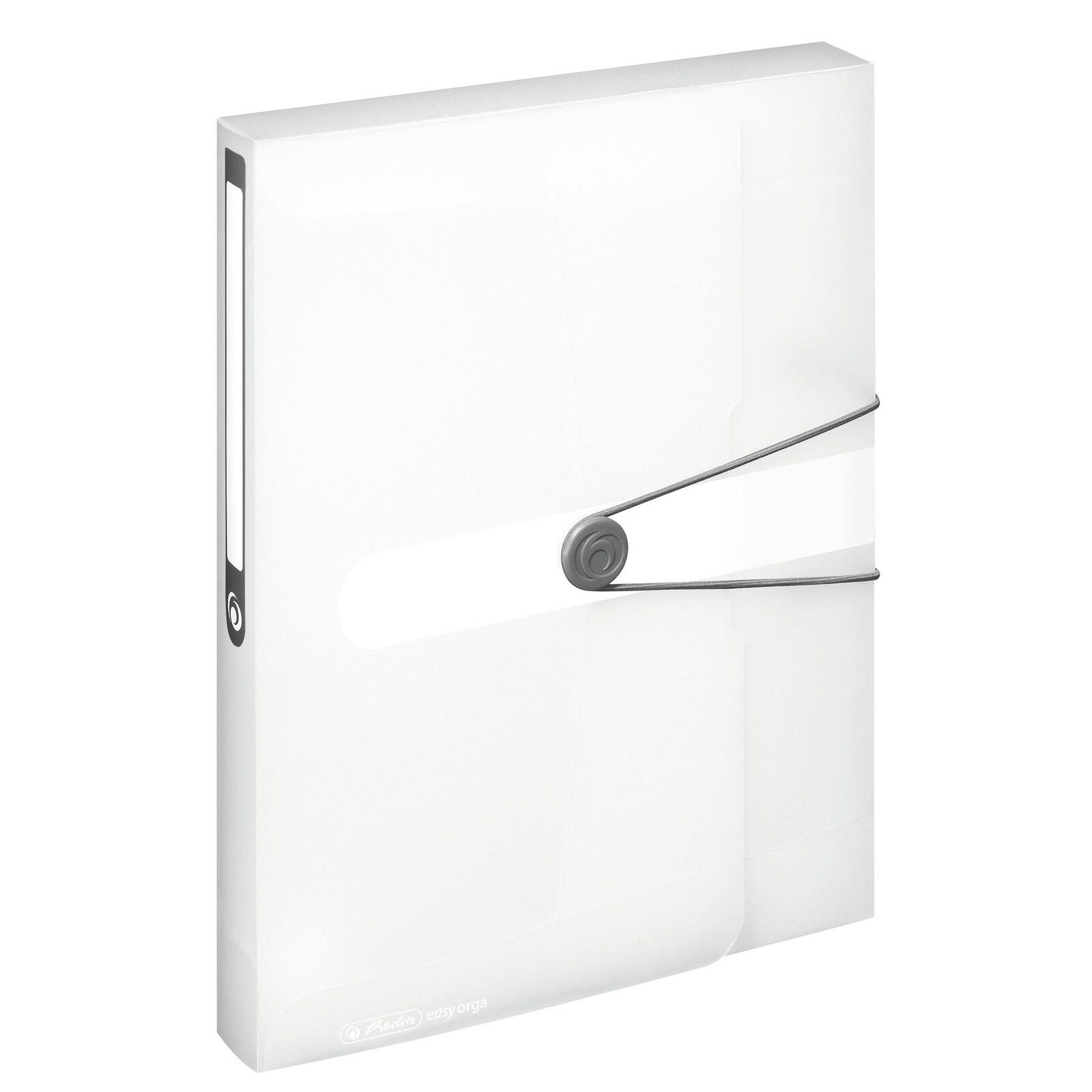herlitz Heftbox 4 cm DIN A4 transparent