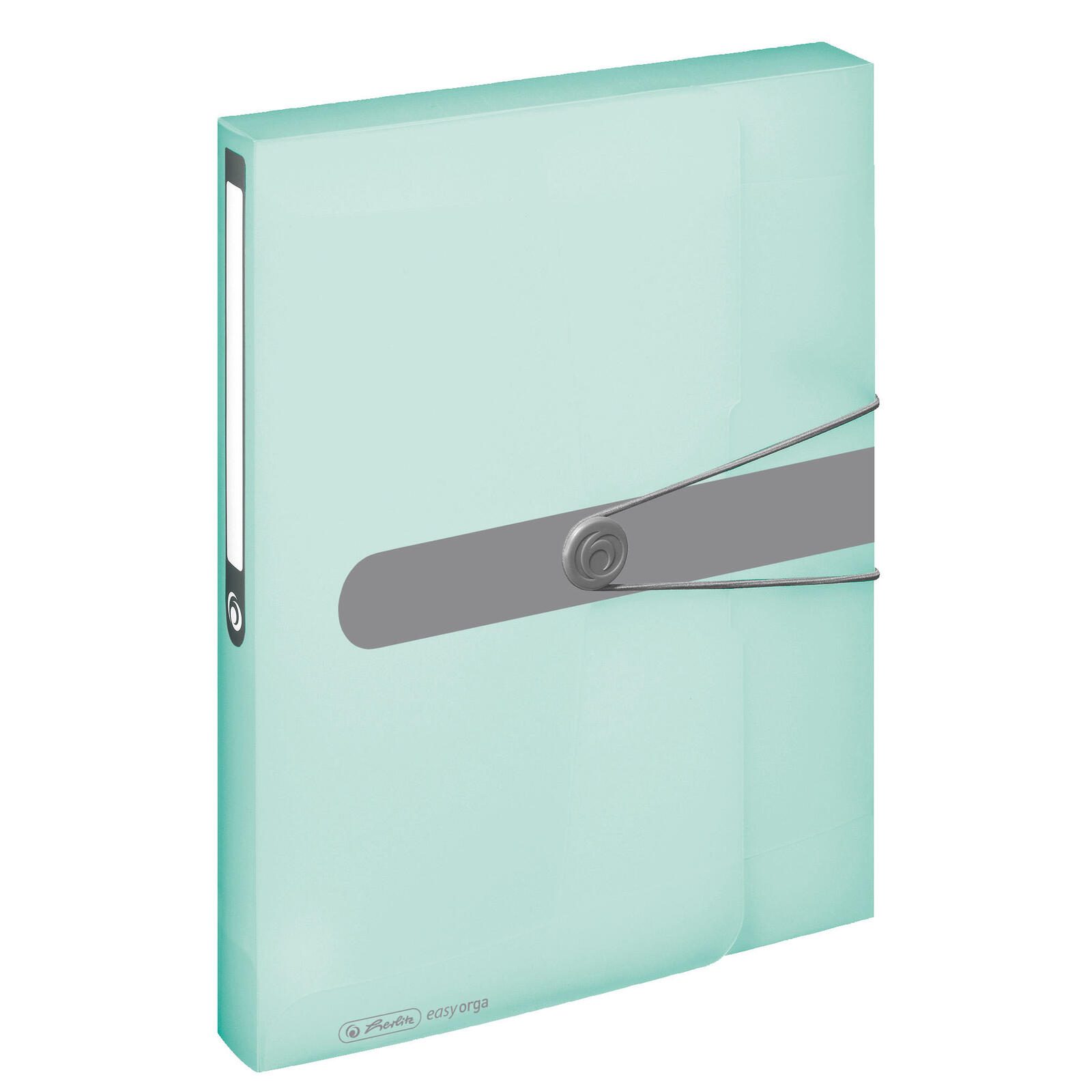 herlitz Heftbox 4 cm DIN A4 transparent minze