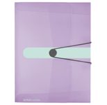 herlitz Heftbox 4 cm DIN A4 transparent flieder