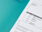BRUNNEN Schnellhefter DIN A4 Polypropylen (PP) türkis transluzent