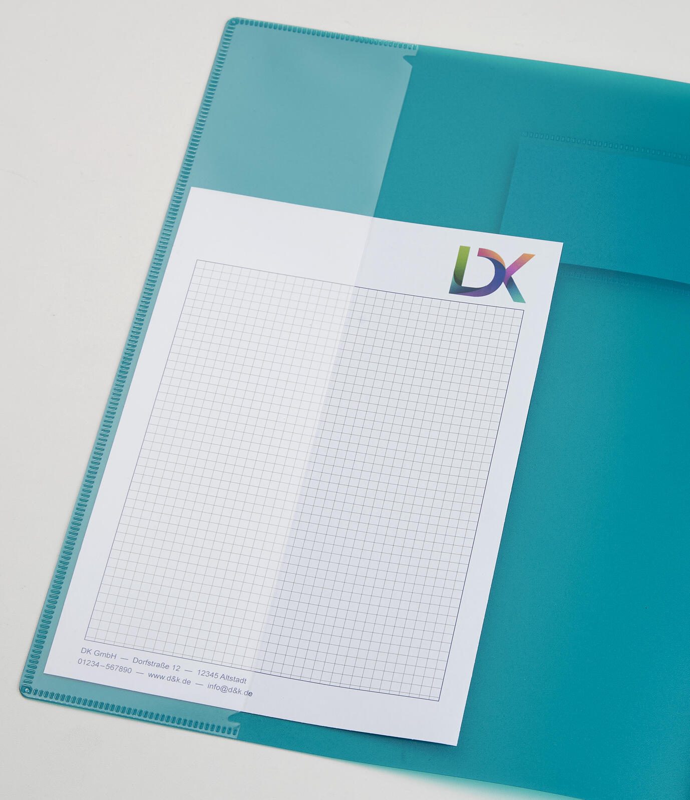 BRUNNEN Schnellhefter DIN A4 Polypropylen (PP) türkis transluzent