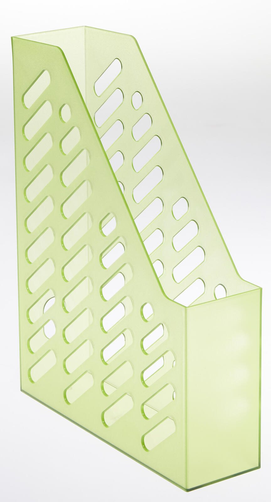 Stehsammler Polystyrol grün-transparent , DIN C4