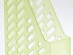 Stehsammler Polystyrol grün-transparent , DIN C4