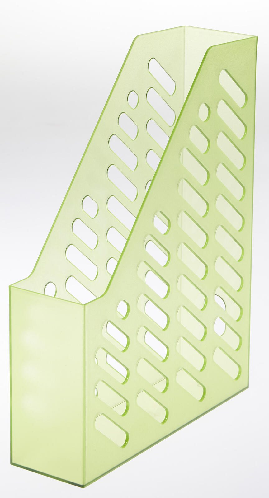 Stehsammler Polystyrol grün-transparent , DIN C4