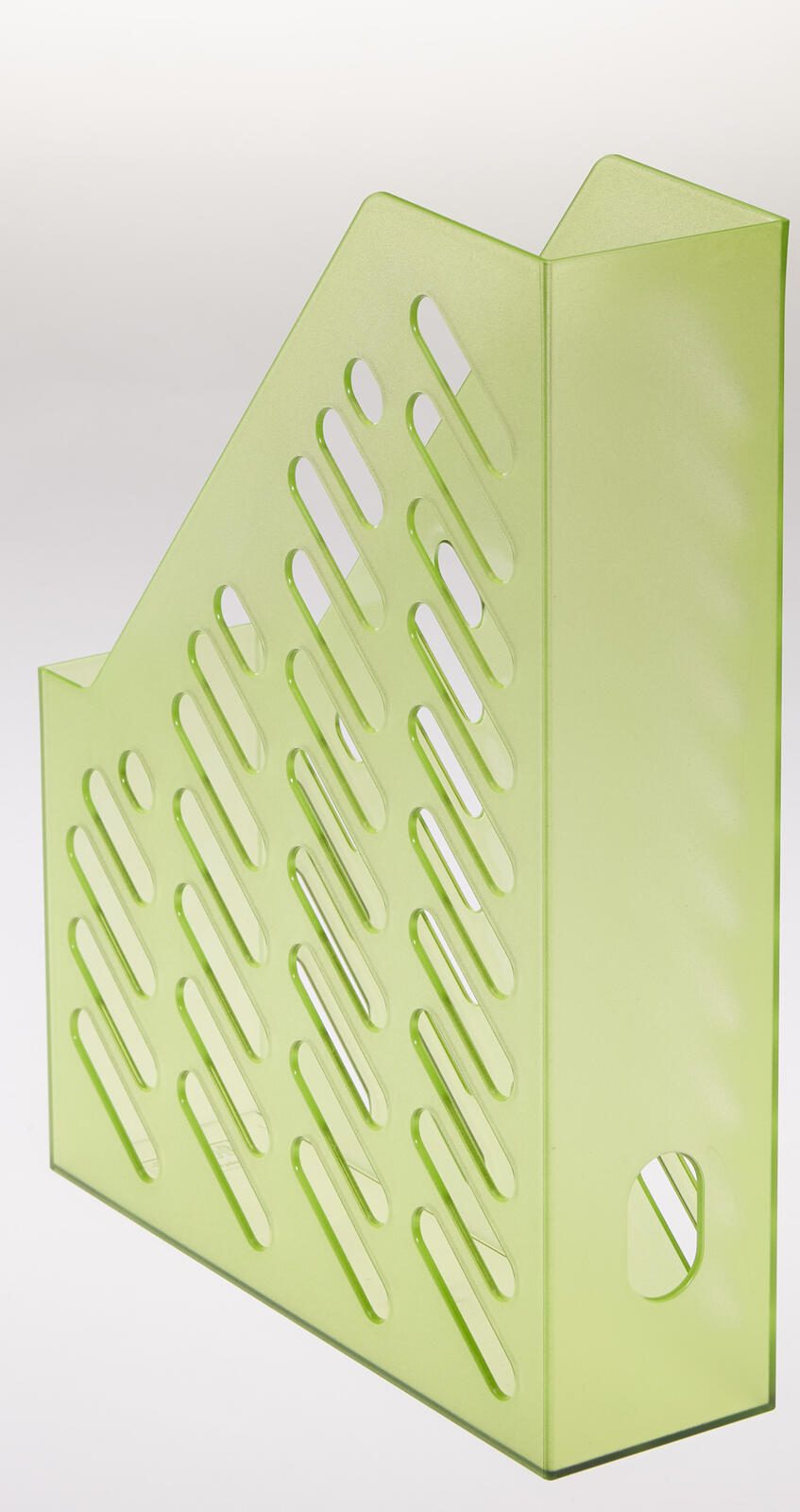 Stehsammler Polystyrol grün-transparent , DIN C4