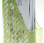 Stehsammler Polystyrol grün-transparent , DIN C4