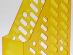 Stehsammler Polystyrol orange-transparent , DIN C4