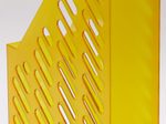 Stehsammler Polystyrol orange-transparent , DIN C4