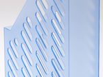 Stehsammler Polystyrol blau-transparent , DIN C4
