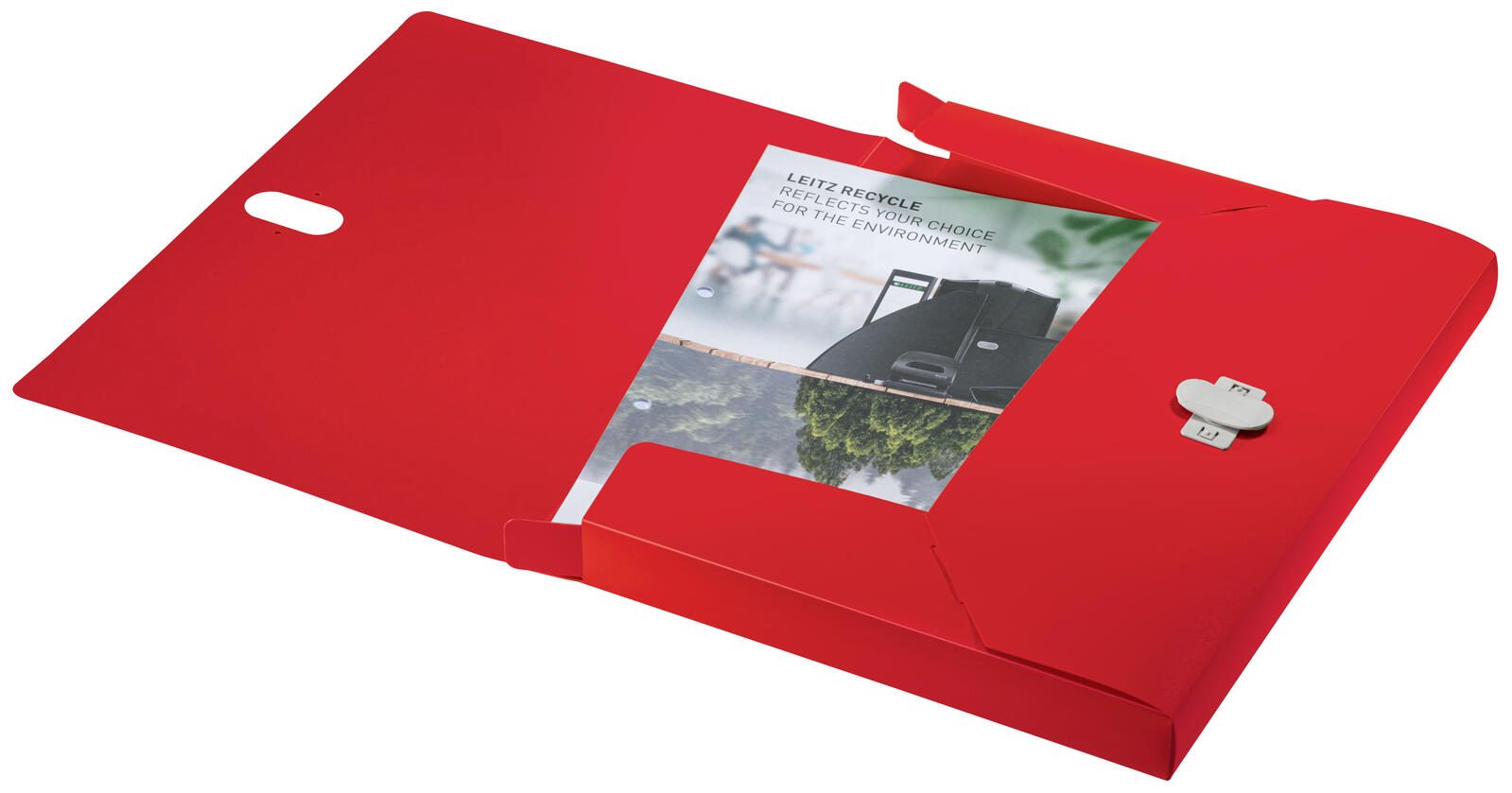LEITZ Heftbox 4 cm DIN A4 rot