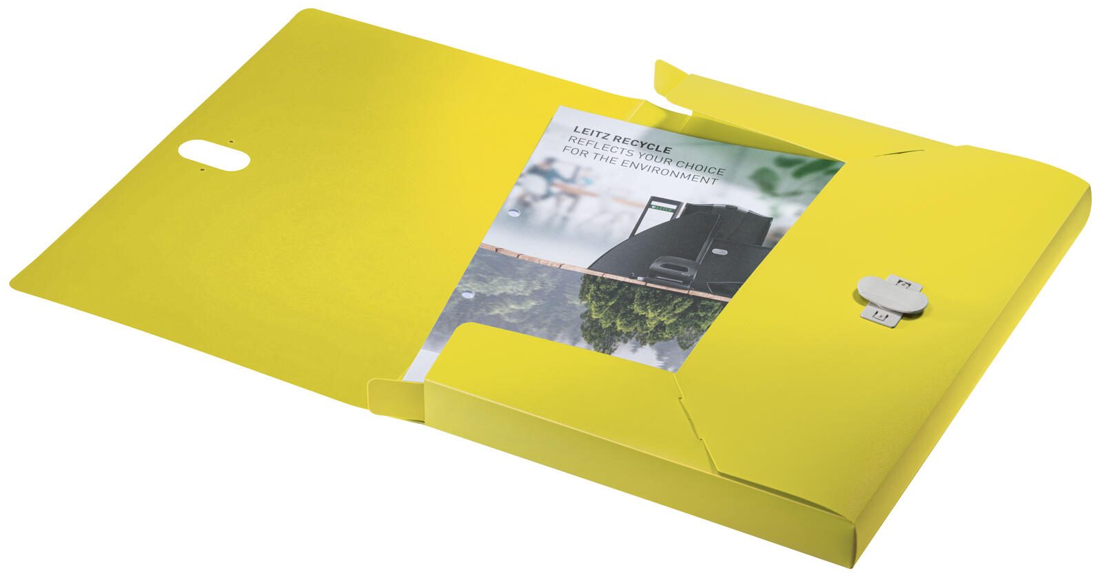 LEITZ Heftbox 4 cm DIN A4 gelb