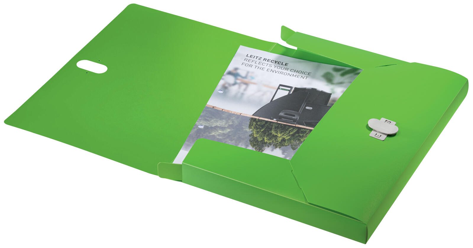 LEITZ Heftbox 4 cm DIN A4 grün