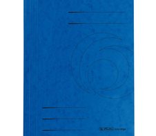 herlitz Schnellhefter DIN A4 Karton blau