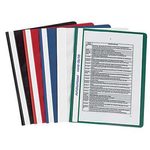 Schnellhefter DIN A4 Polypropylen (PP) 10x schwarz, rot, dunkelblau, weiß und grün