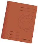 herlitz Schnellhefter DIN A4 Stabiler Manila-Karton orange