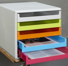 grau, grün, orange, blau, rot