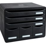 Exacompta Schubladenbox 306714D  DIN A4+ quer 35,5 x 27,0 x 27,1 cm