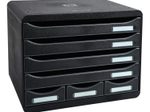Exacompta Schubladenbox 307714D  DIN A4+ quer 35,5 x 27,0 x 27,1 cm