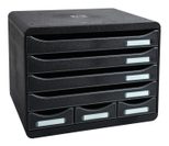Exacompta Schubladenbox 307714D DIN A4+ quer 35,5 x 27,0 x 27,1 cm