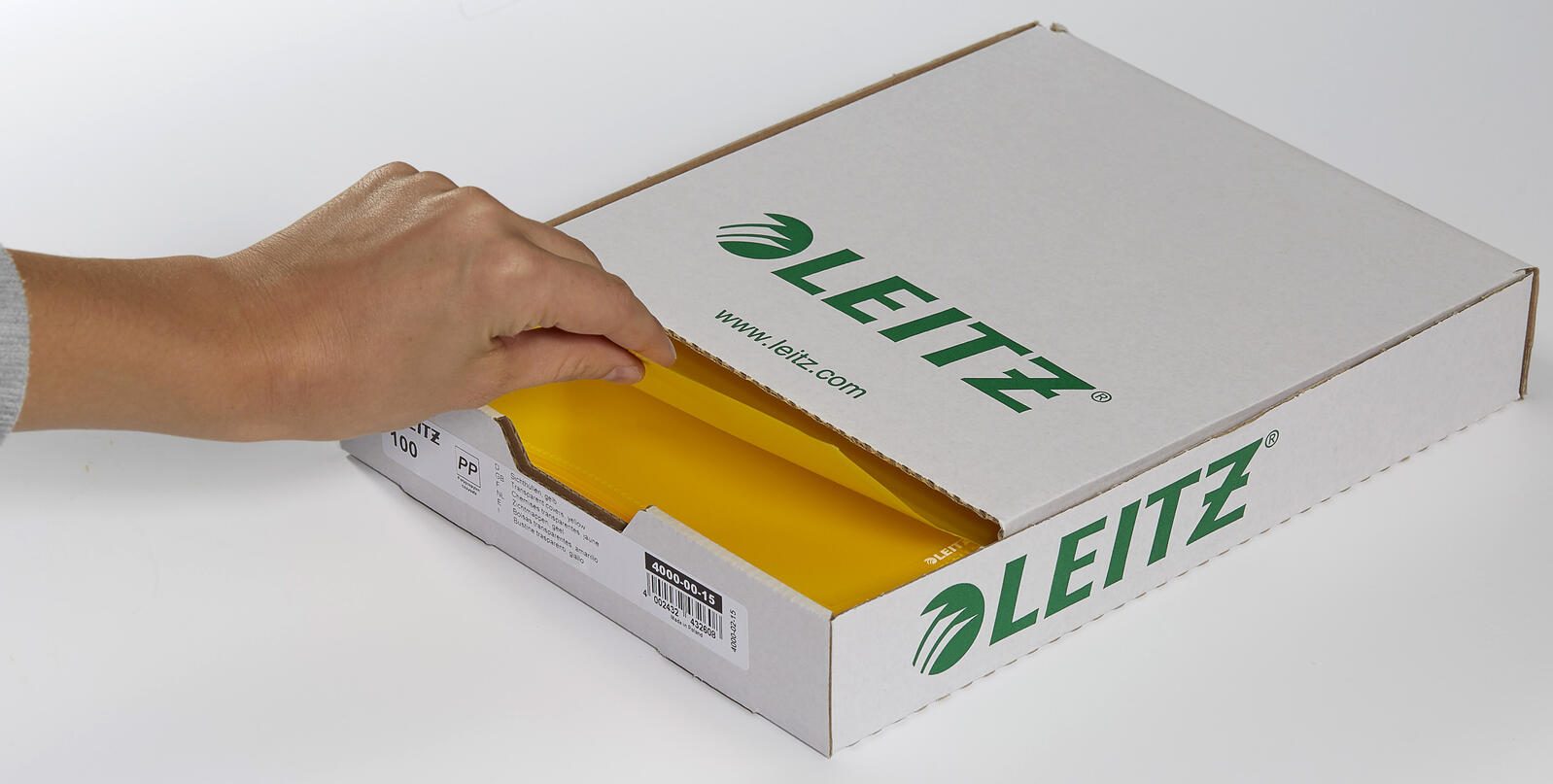 LEITZ Sichthüllen DIN A4 gelb