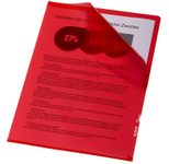 LEITZ Sichthüllen DIN A4 rot