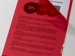 LEITZ Sichthüllen DIN A4 rot