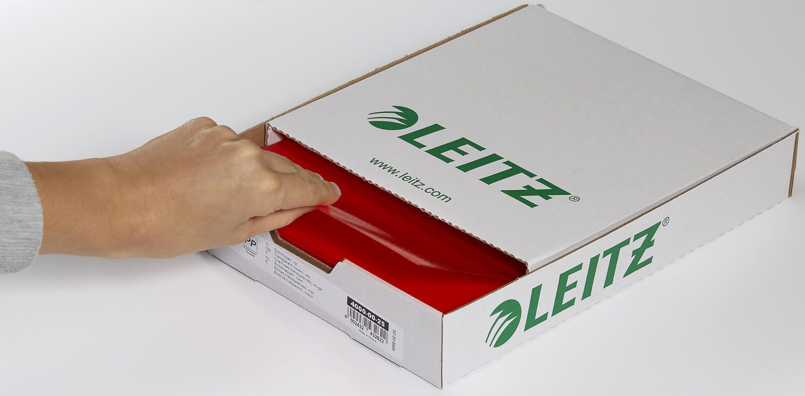 LEITZ Sichthüllen DIN A4 rot