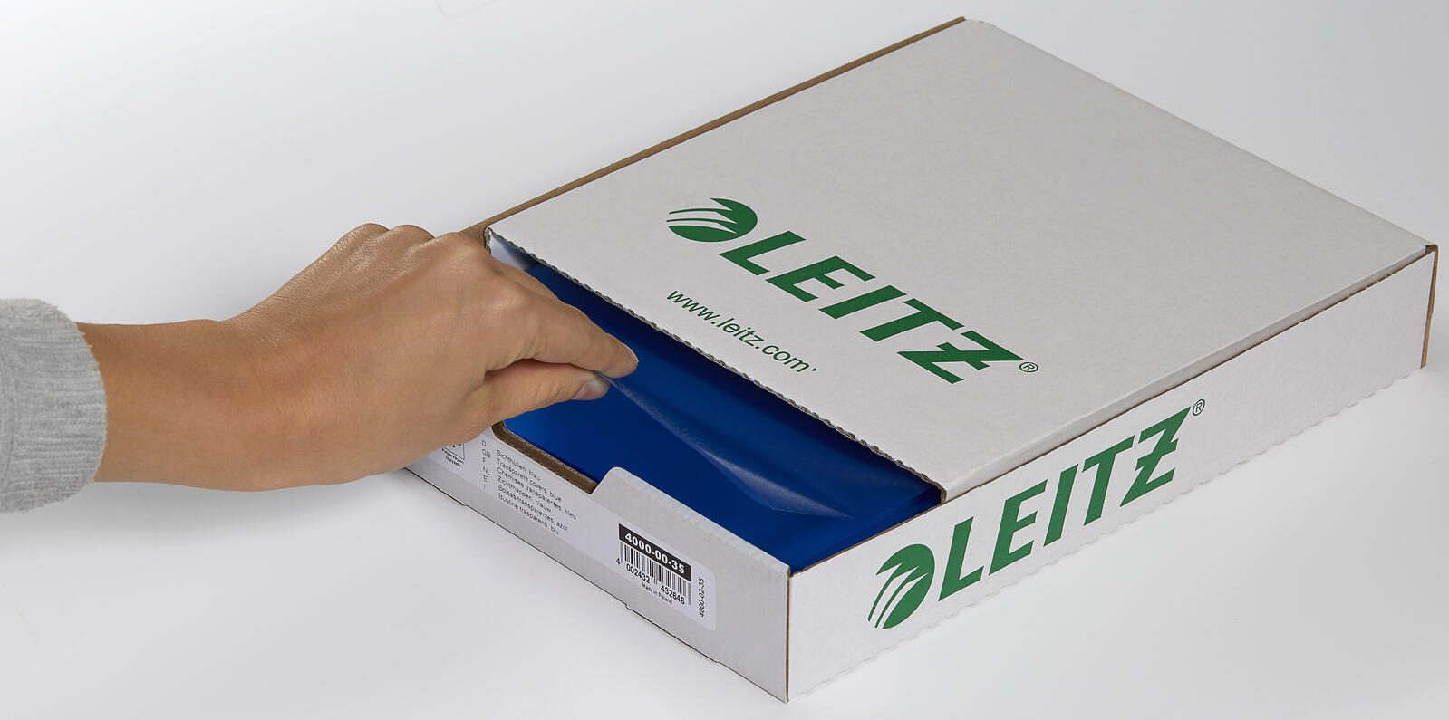 LEITZ Sichthüllen DIN A4 blau