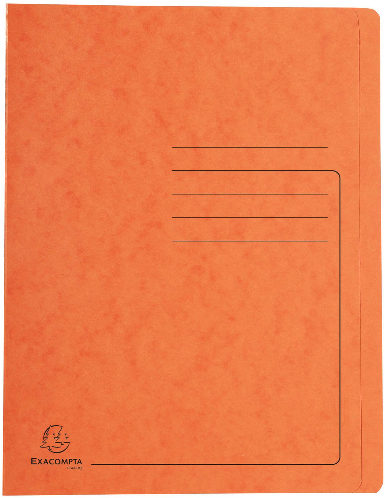 Exacompta Schnellhefter DIN A4 Colorspankarton orange