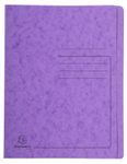 Exacompta Schnellhefter DIN A4 Colorspankarton violett