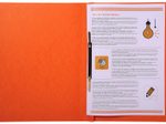 Exacompta Schnellhefter DIN A4 Colorspankarton 5x grün, rot, blau, orange, gelb