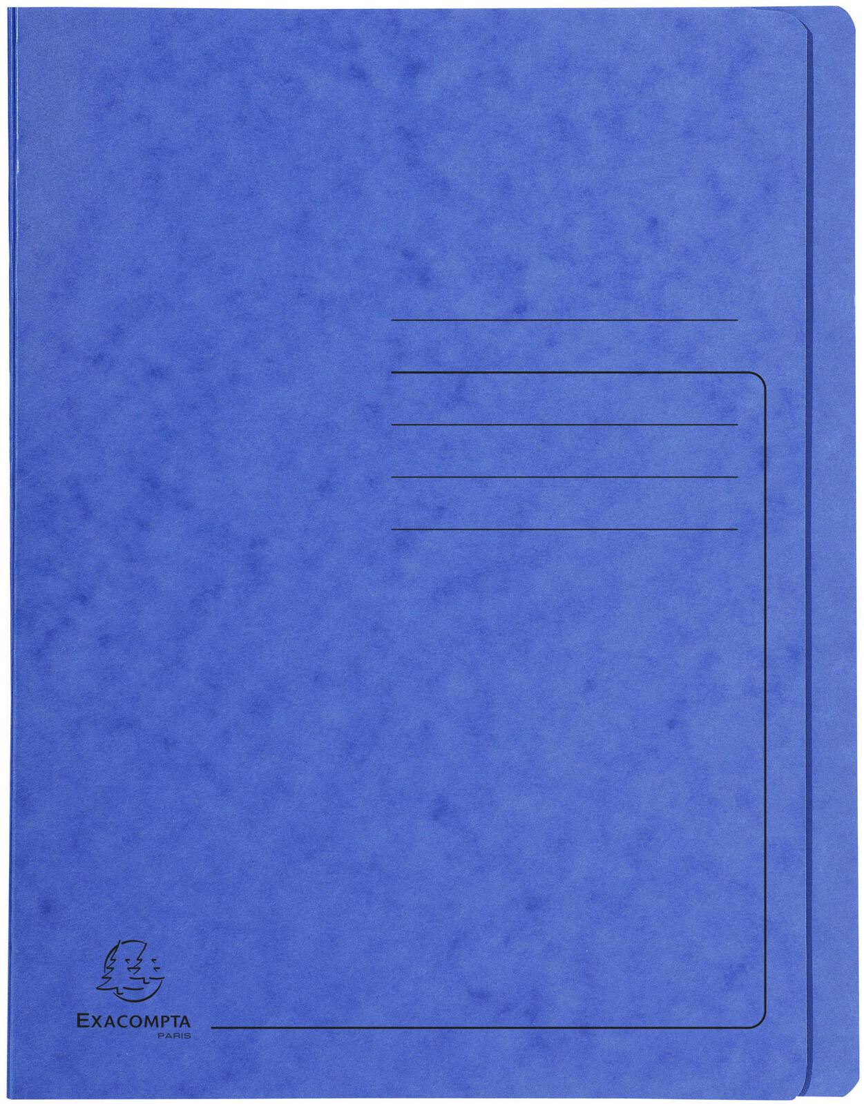 Exacompta Schnellhefter DIN A4 Colorspankarton blau