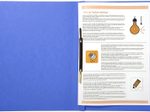 Exacompta Schnellhefter DIN A4 Colorspankarton blau