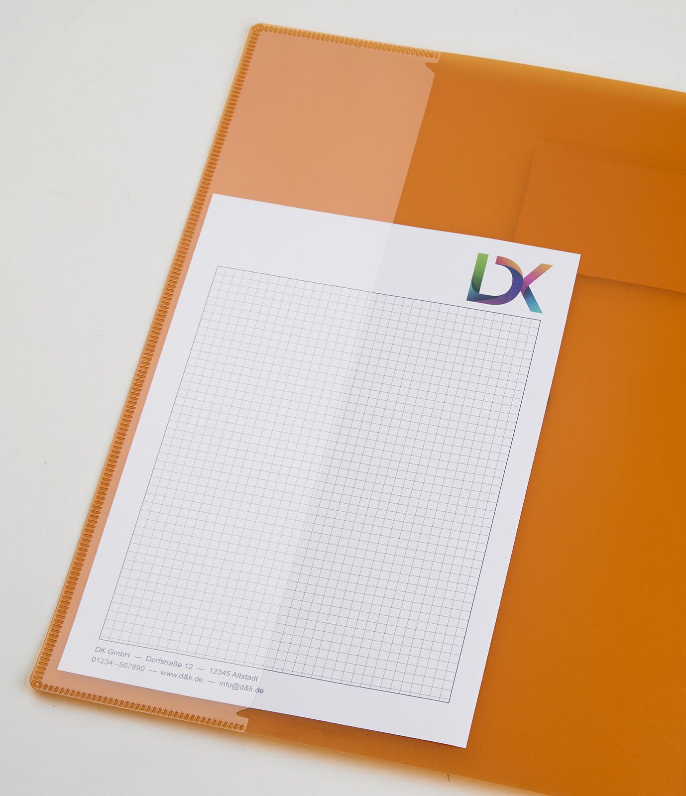 BRUNNEN Schnellhefter DIN A4 Polypropylen (PP) orange transluzent