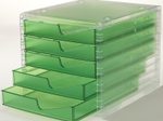 styro Schubladenbox 275-8430.25124  DIN C4 27,0 x 34,0 x 25,5 cm