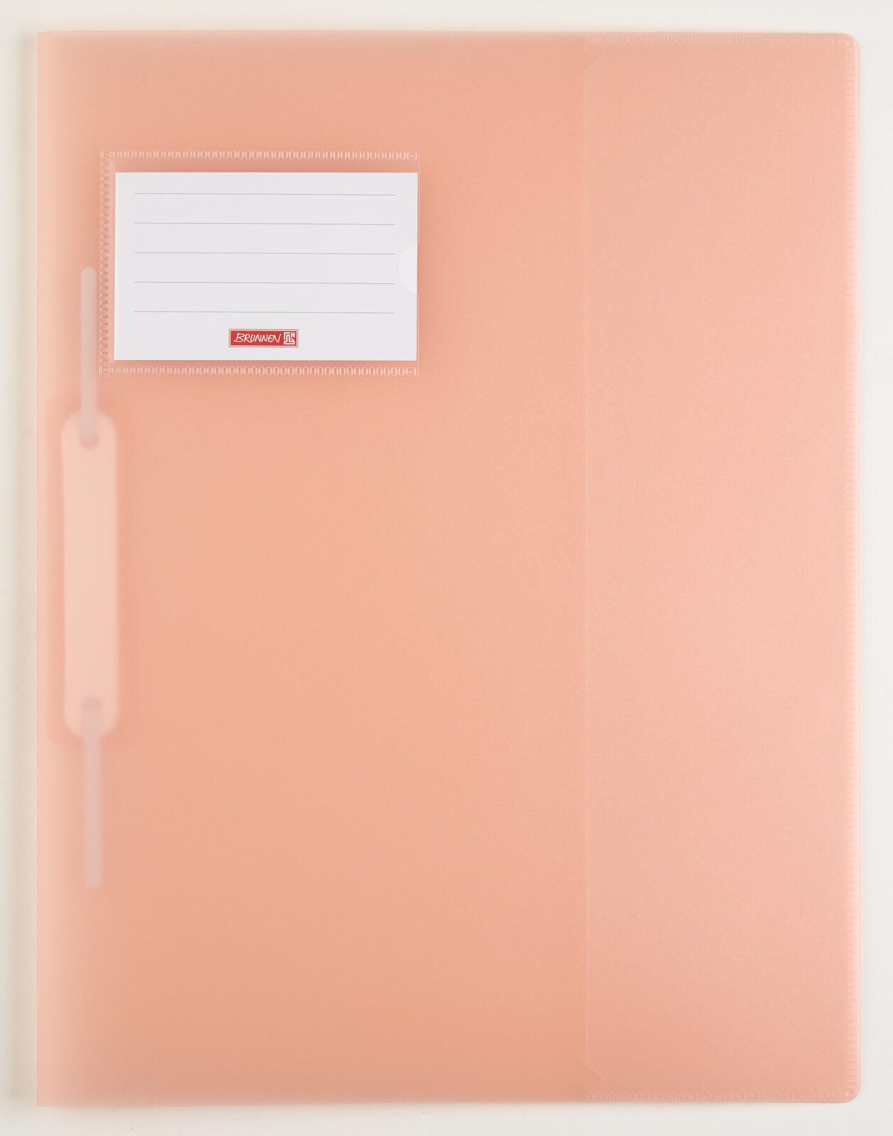 BRUNNEN Schnellhefter DIN A4 Polypropylen (PP) rosa pastell transluzent