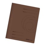 herlitz Schnellhefter DIN A4 Stabiler Manila-Karton braun