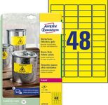 AVERY Zweckform wetterfeste Folienetiketten 45,7 x 21,2 mm